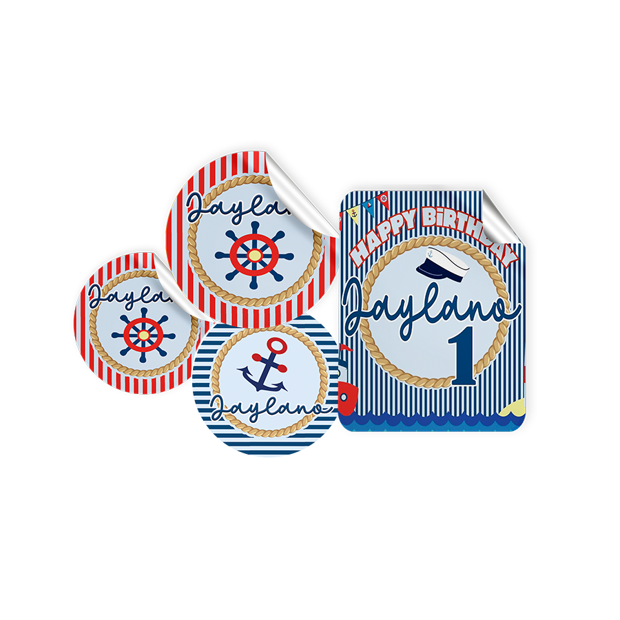 Gepersonaliseerde Matroos Stickers