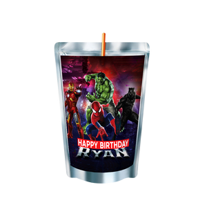 Gepersonaliseerde Marvel Capri-Sun labels en stickers