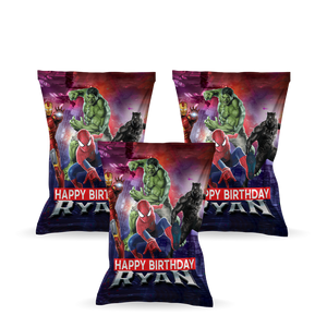 Gepersonaliseerde Marvel chips zakjes