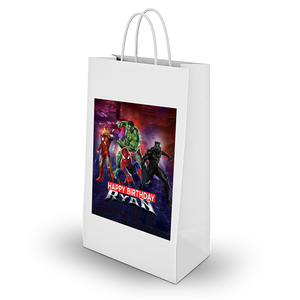 Gepersonaliseerde Marvel traktatie uitdeel tasjes