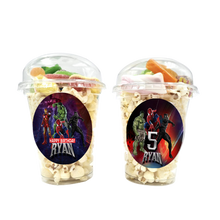Afbeelding in Gallery-weergave laden, Gepersonaliseerde Marvel snoep en popcorn bekers
