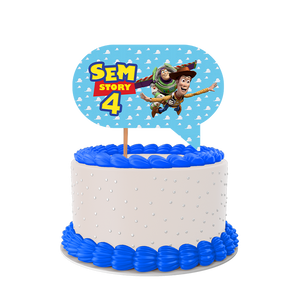 Gepersonaliseerde Toy Story taart topper