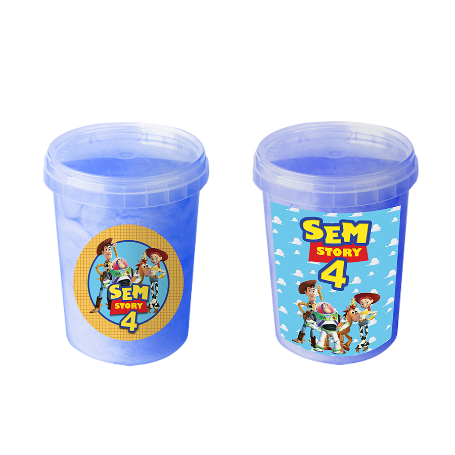 Gepersonaliseerde Toy Story suikerspin emmers