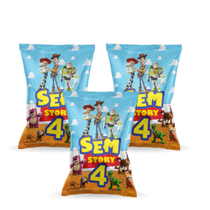 Gepersonaliseerde Toy Story chips zakjes