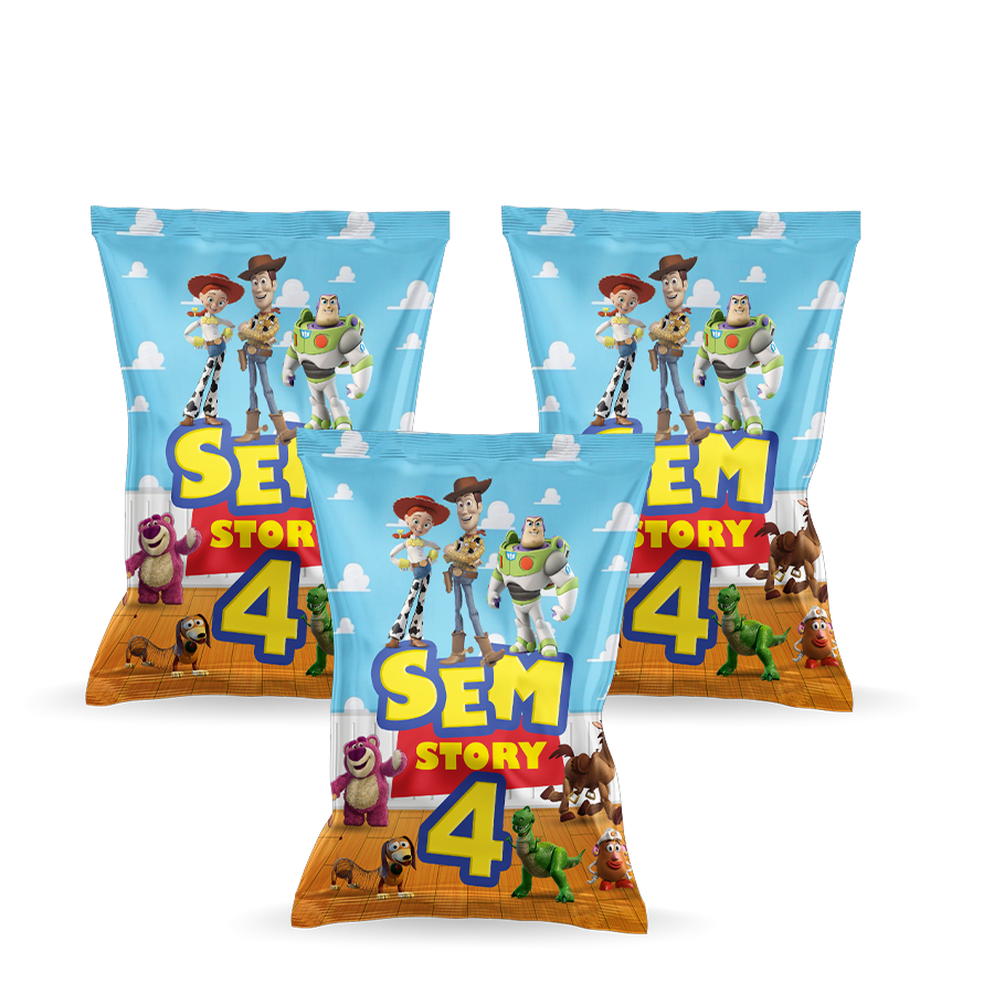 Gepersonaliseerde Toy Story chips zakjes