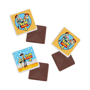 Gepersonaliseerde Toy Story napolitaanse chocolaatjes