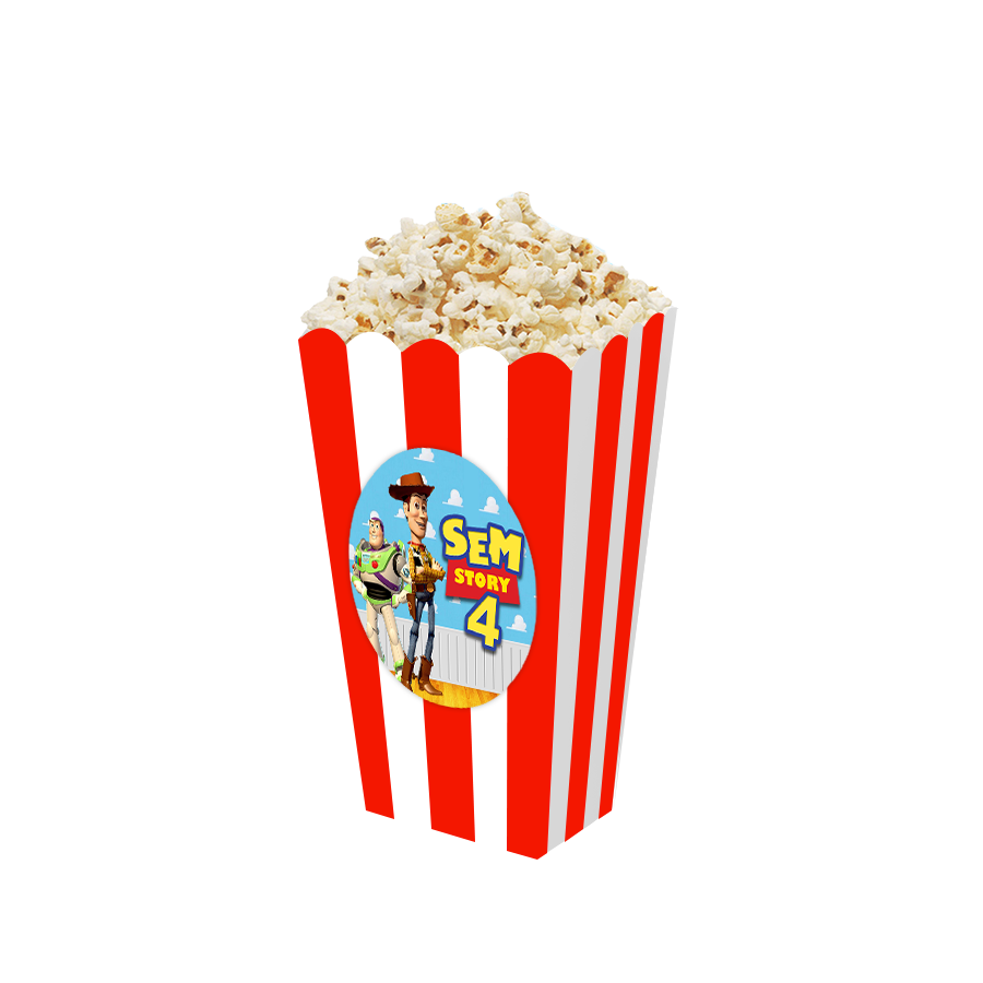 Gepersonaliseerde Toy Story 3D popcorn bakjes