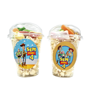 Gepersonaliseerde Toy Story snoep en popcorn bekers