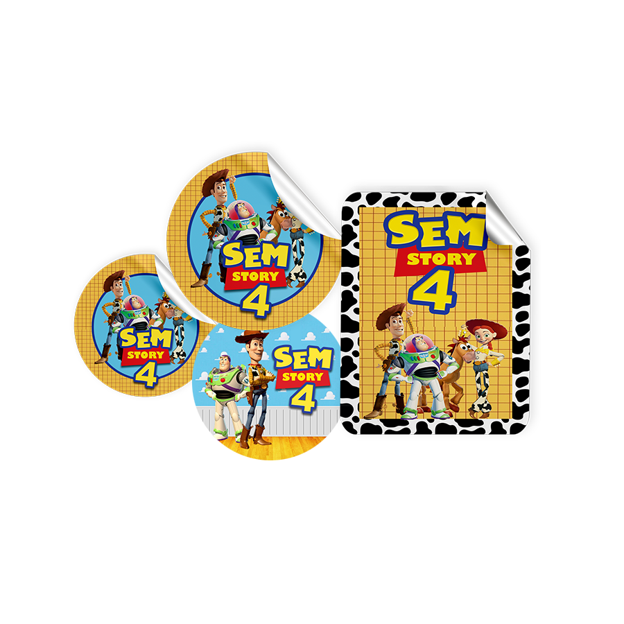 Gepersonaliseerde Toy Story Stickers