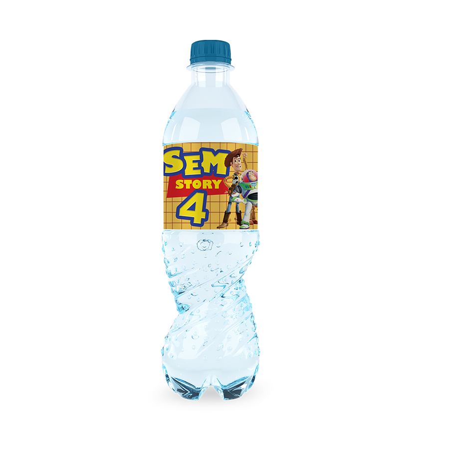 Gepersonaliseerde Toy Story waterfles labels en stickers