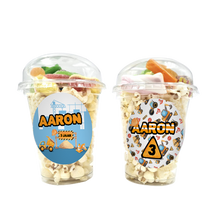 Afbeelding in Gallery-weergave laden, Gepersonaliseerde Graaf- en Bouwvoertuigen snoep en popcorn bekers
