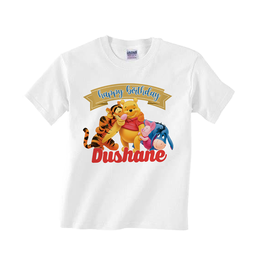 Gepersonaliseerde Winnie de Pooh T-shirts