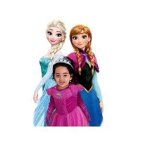 Gepersonaliseerde Frozen photoprops