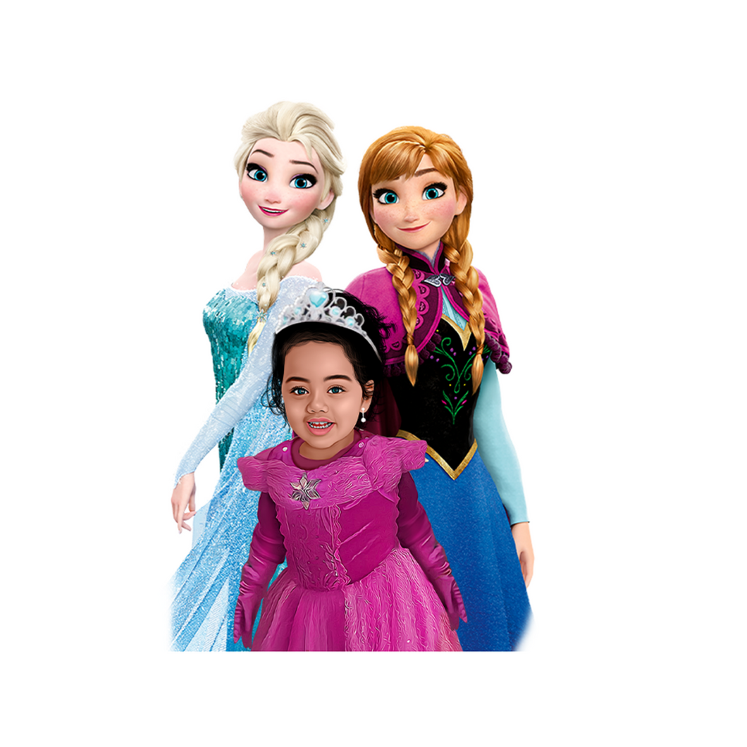 Gepersonaliseerde Frozen photoprops