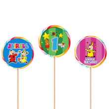 Afbeelding in Gallery-weergave laden, Gepersonaliseerde Clown ronde lollies
