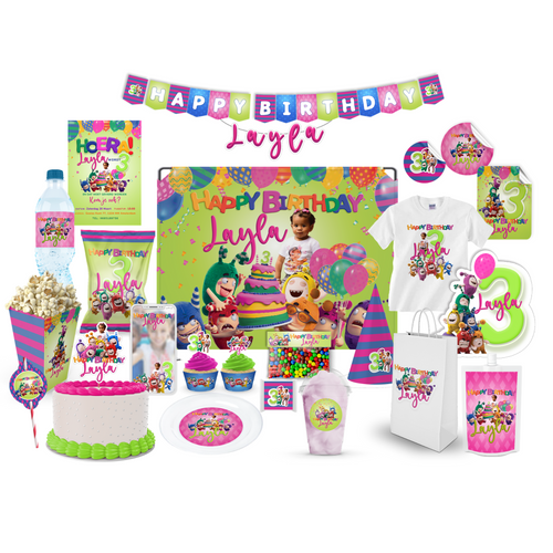 Oddbods alles-in-1 feestpakket