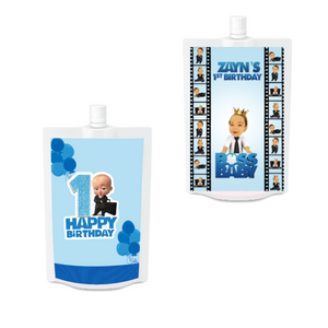 Gepersonaliseerde Boss Baby Drinkzakjes