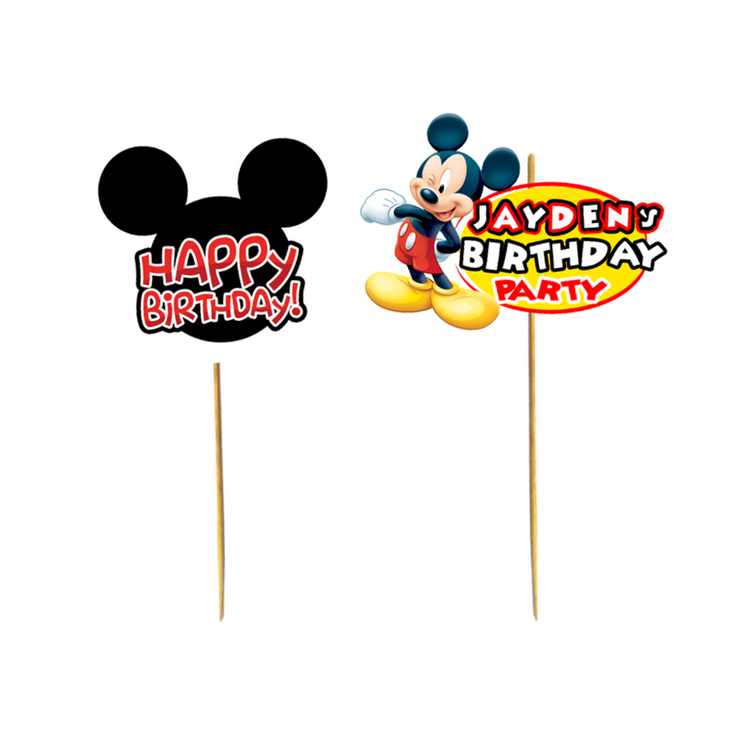 Gepersonaliseerde Mickey Mouse photoprops