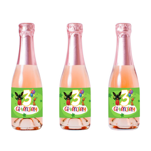 Gepersonaliseerde Bing Bunny Kinder champagne / Bubbelsap labels