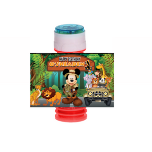 Gepersonaliseerde Mickey Safari bellenblaas