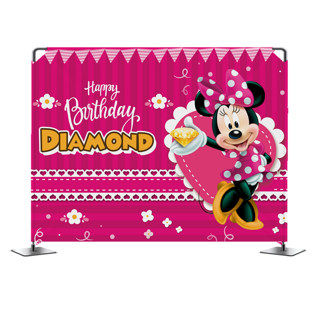 Minnie Mouse banner spandoek