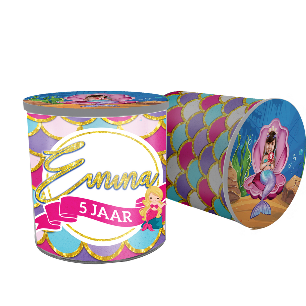 Gepersonaliseerde Zeemeermin Mermaid Pringles