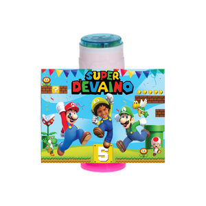 Gepersonaliseerde Super Mario Bros bellenblaas