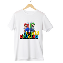 Afbeelding in Gallery-weergave laden, Gepersonaliseerde Super Mario Bros T-shirts
