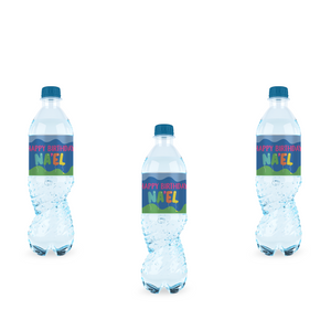 Gepersonaliseerde Peppa Pig waterfles labels en stickers