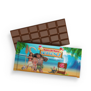 Gepersonaliseerde Moana chocoladereep