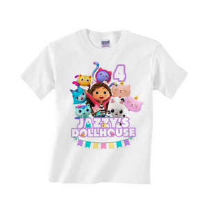 Gepersonaliseerde Gabby's Poppenhuis T-shirts