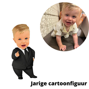 Gepersonaliseerde Boss Baby waterfles labels en stickers