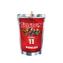 Afbeelding in Gallery-weergave laden, Gepersonaliseerde Roblox Capri-Sun labels en stickers
