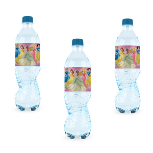 Gepersonaliseerde Prinsessen Variatie waterfles labels en stickers