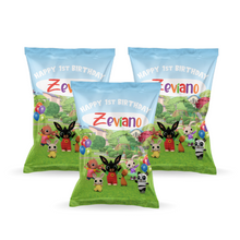 Afbeelding in Gallery-weergave laden, Gepersonaliseerde Bing Bunny chips zakjes
