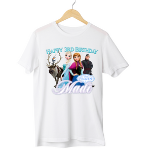 Gepersonaliseerde Frozen T-shirts