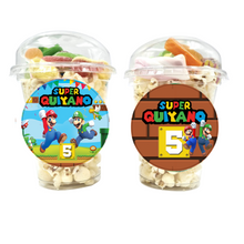 Afbeelding in Gallery-weergave laden, Gepersonaliseerde Super Mario Bros snoep en popcorn bekers
